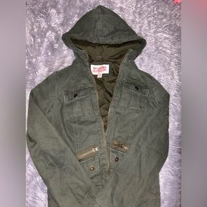 Green cargo jacket